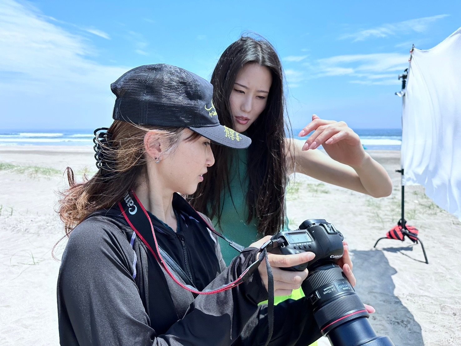 Yumiさん 撮影風景