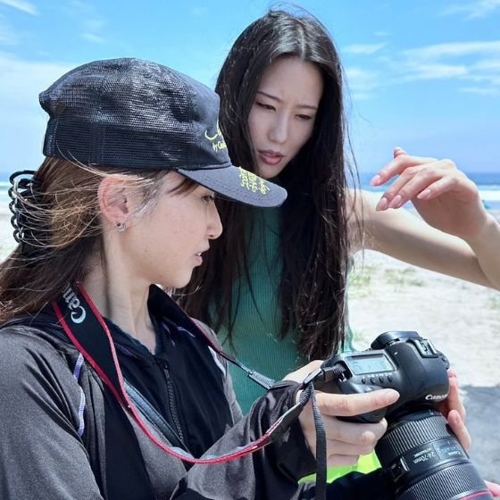 Yumiさん 撮影風景