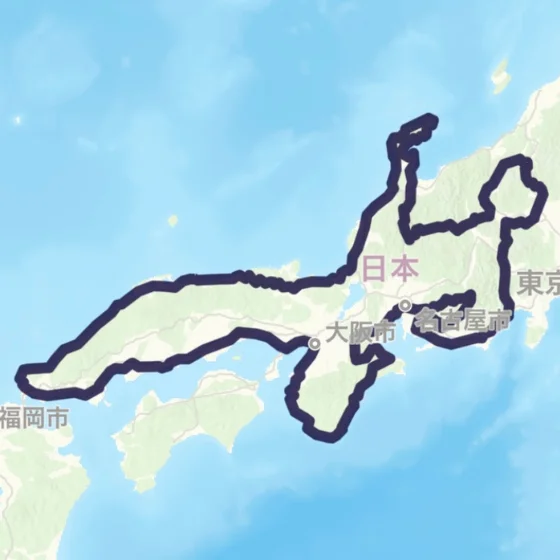 志水直樹さん GPSアート制作風景